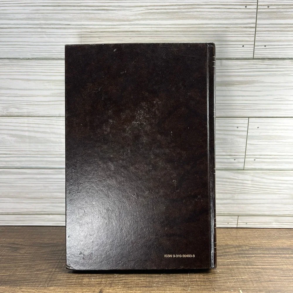 Vintage 1978 Holy Bible New International Version NIV Hardcover Black Zondervan
